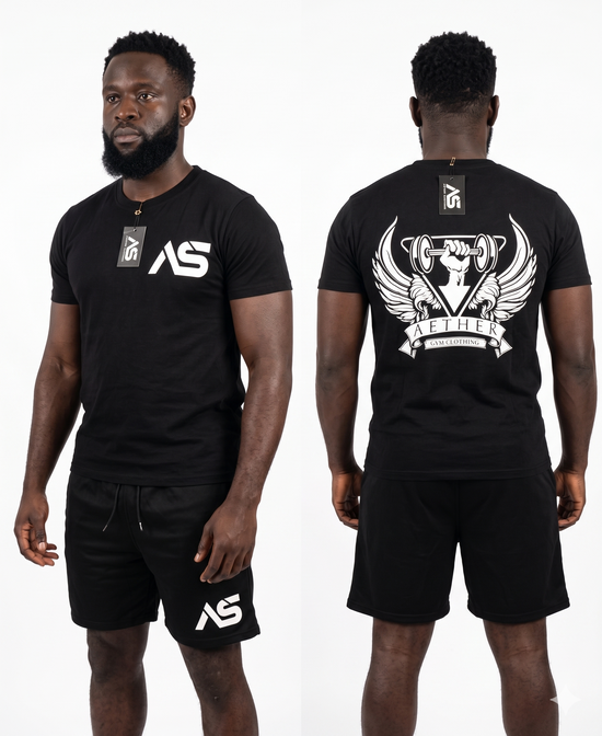 Camiseta de Manga Corta de Algodón